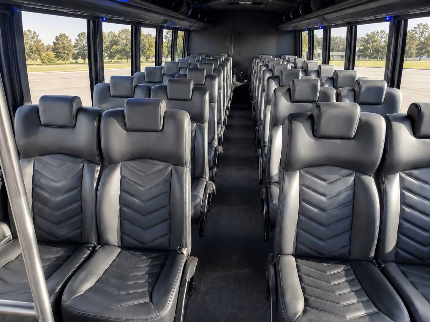 20 passenger minibus interior