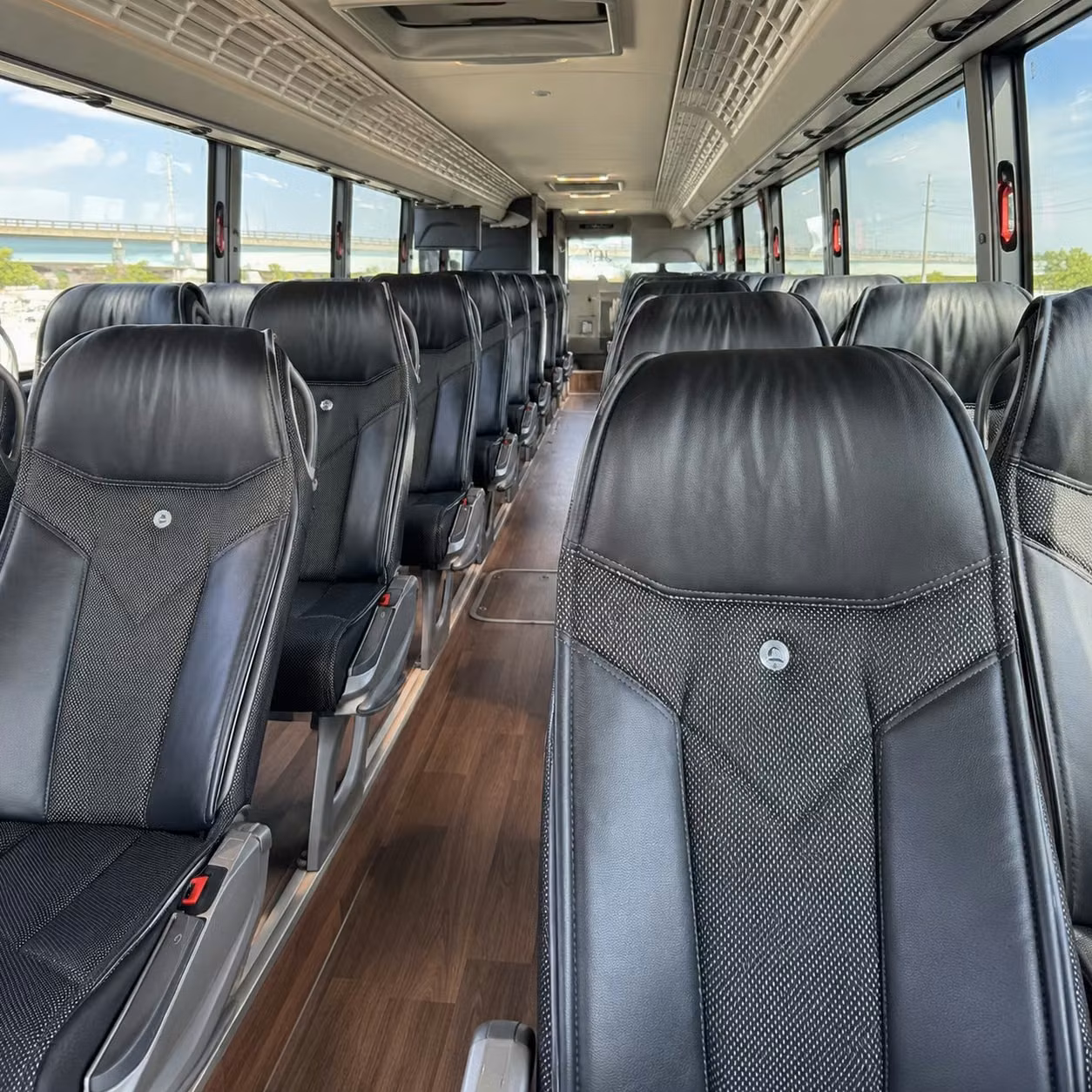 des moines charter bus rental inside