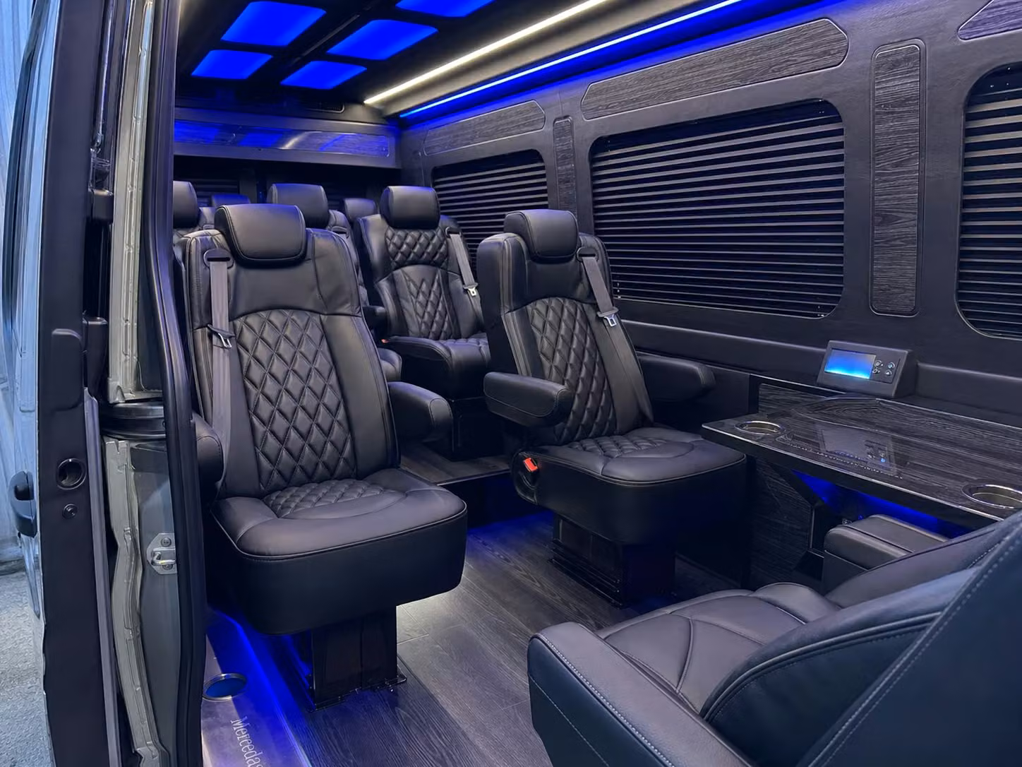 sprinter van transportation for groups and events across des moines